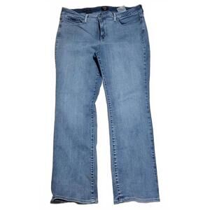 NYDJ Lift Tuck Technology Medium Wash Marilyn Straight Jeans 16P